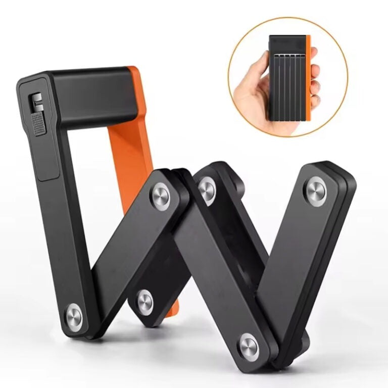 RideGuard FoldSecure – Lightweight Folding Bike Lock with Mount Bracket