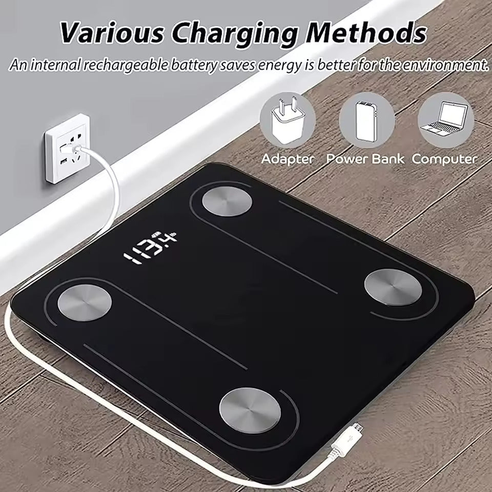 BodySense Pro – Smart Bluetooth Body Fat & BMI Scale with App