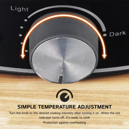 GlideCrêpe Pro – Premium Non-Stick Electric Crepe Maker