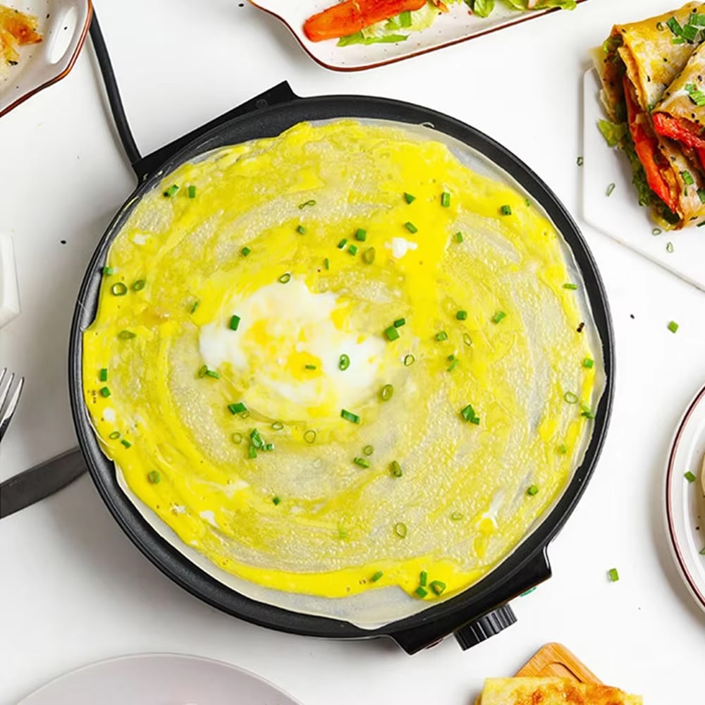 GlideCrêpe Pro – Premium Non-Stick Electric Crepe Maker