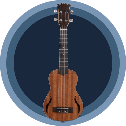 MeloJoy Ukulele – Mahogany Uke Set with Tuner & Bag