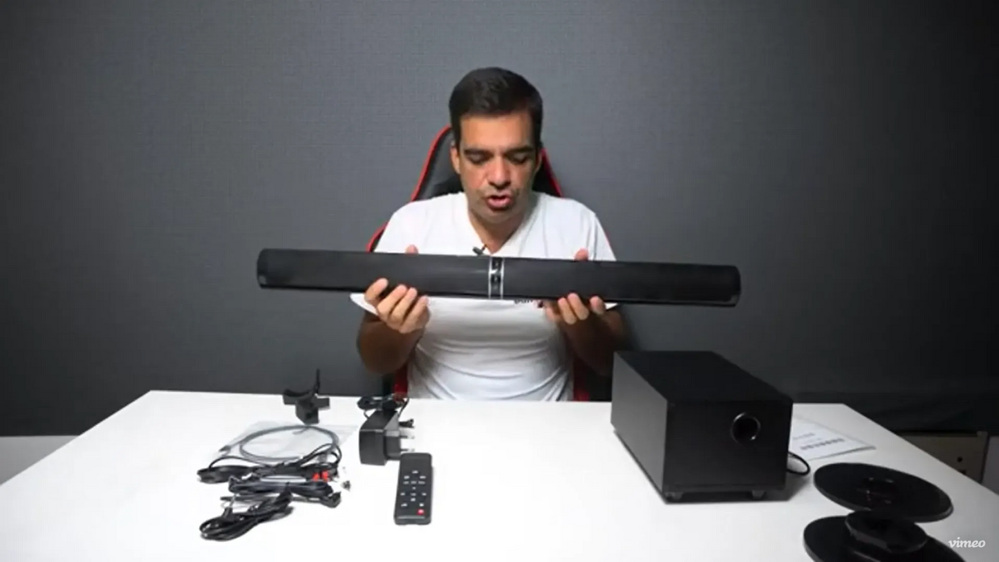 Voltrix EchoBar 360 – Bluetooth Soundbar with Dual Bass